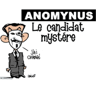 Sarkozy candidat, mais pas devant les caméras