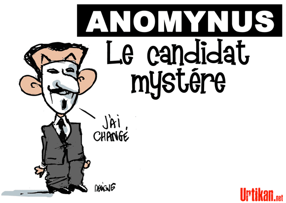 Sarkozy candidat, mais pas devant les caméras