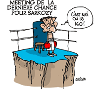 Sarkozy à la recherche d'un second souffle à Villepinte