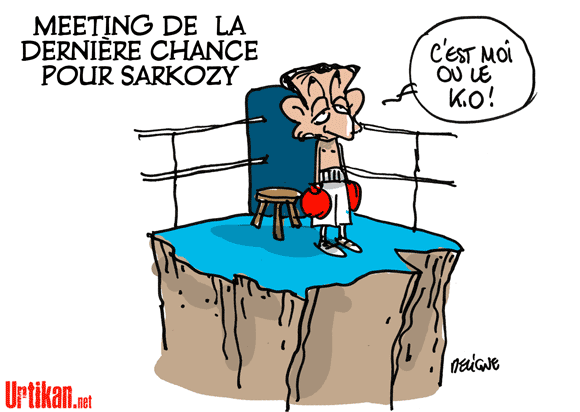 Sarkozy à la recherche d'un second souffle à Villepinte 