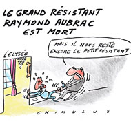 Le grand résistant Raymond Aubrac est décédé