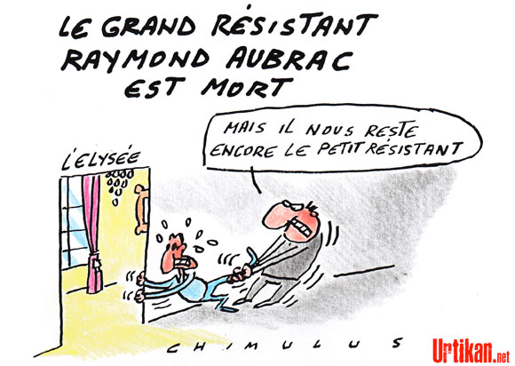 Le grand résistant Raymond Aubrac est décédé