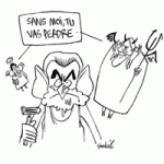 Chaque jour en se rasant