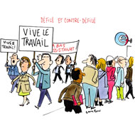 Un défilé du 1er mai très politique