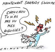 L'avion de Hollande prend la foudre