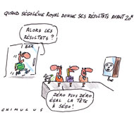 Ségolène Royal annonce sa défaite avant 20 heures