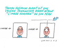 Tweet de Trierweiler : Thomas Hollande se dit peiné pour son père