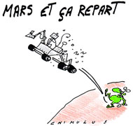 Curiosity va-t-il faire une rencontre sur Mars ?