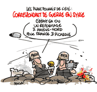 Pas de vacances pour les reporters de guerre