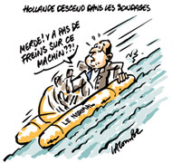 59% des Français mécontents des débuts du quinquennat de Hollande