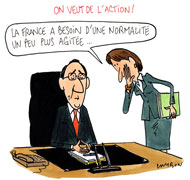 François Hollande mise sur un redressement à moyen terme