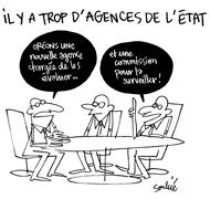 Le gaspillage des agences d'Etat au coeur d'un rapport