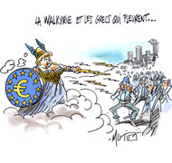 La visite d'Angela Merkel en Grèce est un échec, estime la presse allemande