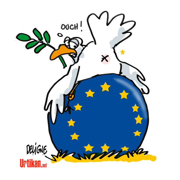 Le prix Nobel de la paix est décerné à l'Union européenne