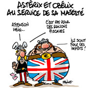 Astérix et Obélix, du sanglier chez les Rosbifs