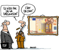 Les œuvres d'art hors ISF