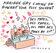 Mariage gay: l'Église "pas dans son rôle"