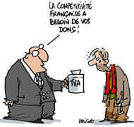 Pacte de compétitivité : hausse de TVA pour les particuliers