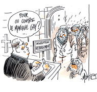 l’église accueille toute la misère du monde … à certaines conditions.