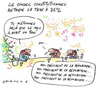 Camouflet pour Hollande, la taxe à 75% annulée par le Conseil constitutionnel