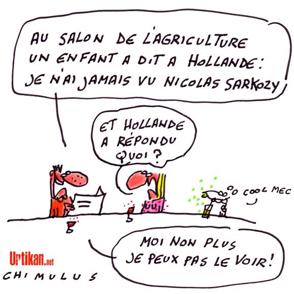 L'UMP ne partage pas l'humour vache de Hollande sur Sarkozy