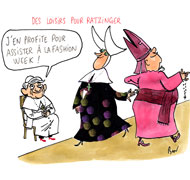 C'est comment, une retraite papale ?