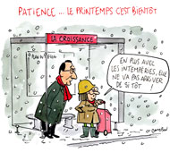 C'est le printemps, la croissance reste frileuse...