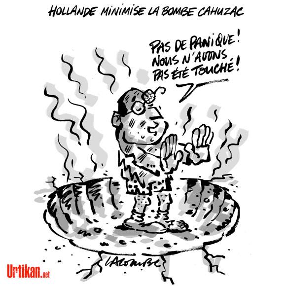 Affaire Cahuzac, que peut-faire François Hollande? - Dessin de Lacombe