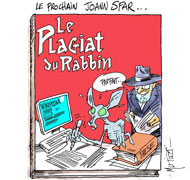 Le Grand rabbin reconnaît un plagiat mais ne s'en ira pas - Dessin de Mutio