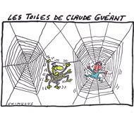 Claude Guéant, son demi-million et ses tableaux flamands - Dessin de Chimulus