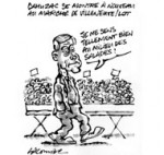 Cahuzac : un pas en avant vers sa candidature - Dessin de Lacombe