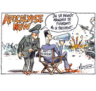 Pendant le festival de Cannes, le spectacle continue ! - Dessin de Mutio