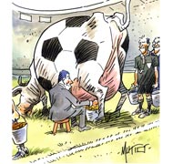 Foot : à un an de la Coupe du monde au Brésil - Dessin de Mutio