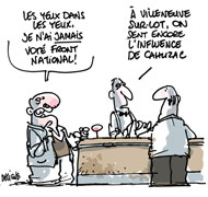 Législatives à Villeneuve-sur-Lot. Cahuzac : "Ils n'ont rien compris" - Dessin de Deligne