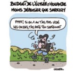 Budget de l'Elysée : Hollande fait plus d'efforts que Sarkozy - Dessin de Lasserpe