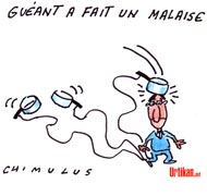 L'ex-ministre Claude Guéant hospitalisé après un malaise - Dessin du Jour de Chimulus