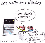 Levez les yeux, c'est la Nuit des Étoiles - Dessin de Chimulus