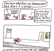 Rentrée scolaire : des cartables toujours trop lourds - Dessin de Chimulus