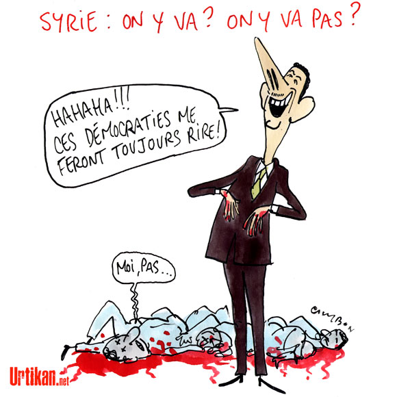 Intervention en Syrie: Assad menace la France - Dessin du jour de Cambon