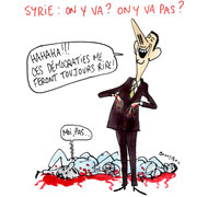 Intervention en Syrie: Assad menace la France - Dessin du jour de Cambon