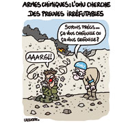 Syrie : la Russie "prête à agir" si les preuves sont "convaincantes" - Dessin du Jour de Lasserpe