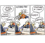 François Hollande de retour à Florange - Dessin du Jour de Mutio