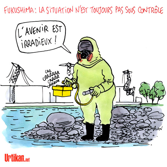 Fukushima : le système de décontamination de l'eau à nouveau stoppé - Dessin du jour de Cambon
