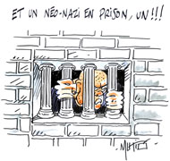 Grèce: le chef du parti néonazi Aube dorée en détention - Dessin du Jour de Mutio