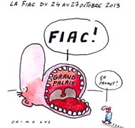 La Fiac fête ses 40 ans - Dessin de Chimulus