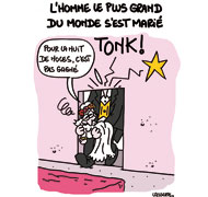 Mariage en grandes pompes - Dessin de Lasserpe