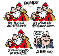 Croyez-vous encore au père noël? - Dessin de Berth