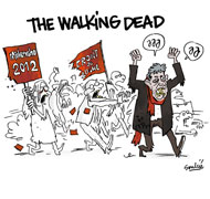 Dessin d'ambiance : Jean-Luc Mélenchon - Dessin de Soulcié