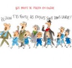 Les élèves de prépas dans la rue pour soutenir leurs enseignants - Dessin de Cambon