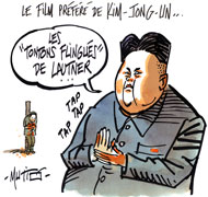 Corée du Nord : Kim Jong-un fait exécuter son oncle et mentor - Dessin de Mutio